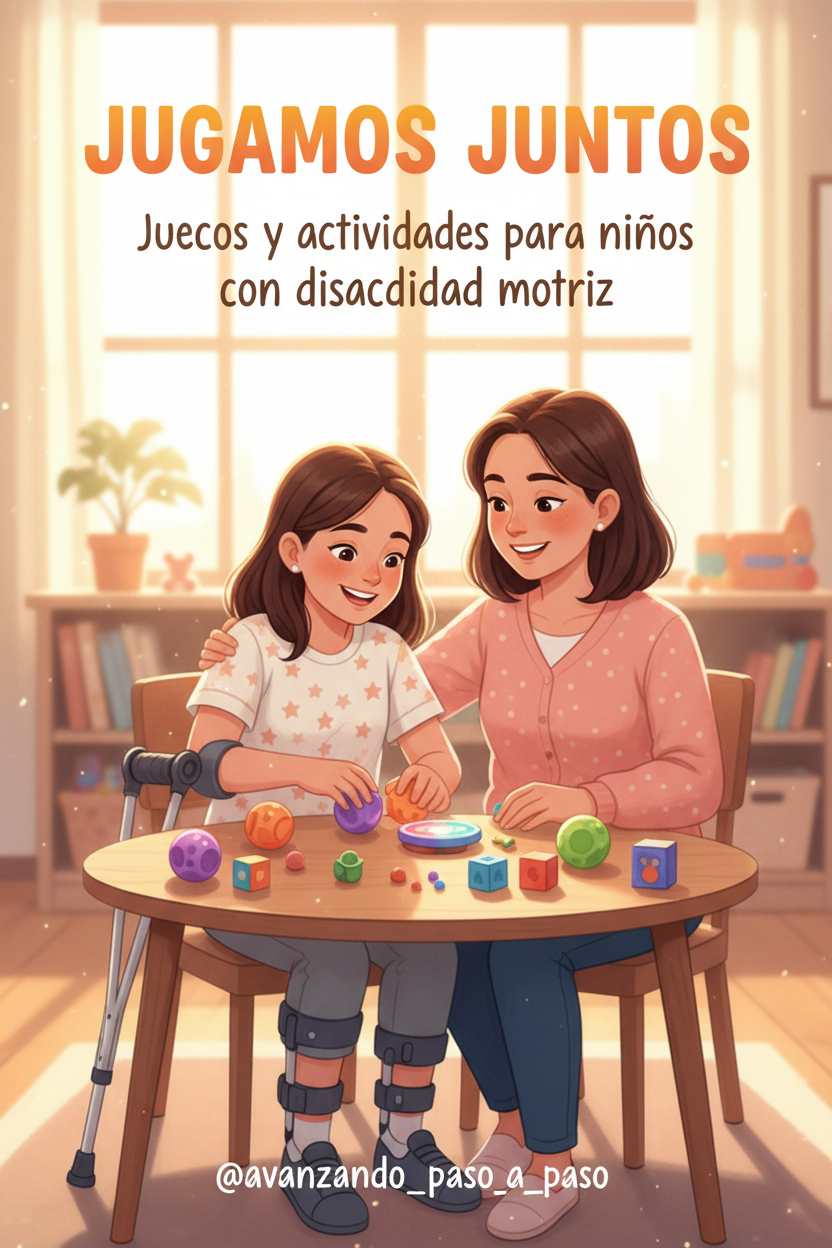 Portada Jugamos Juntos - Actividades para niños con discapacidad motriz